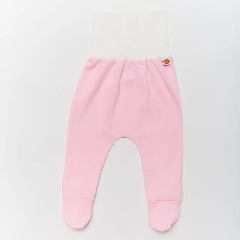 Footed pants "Light Pink/Ecru"