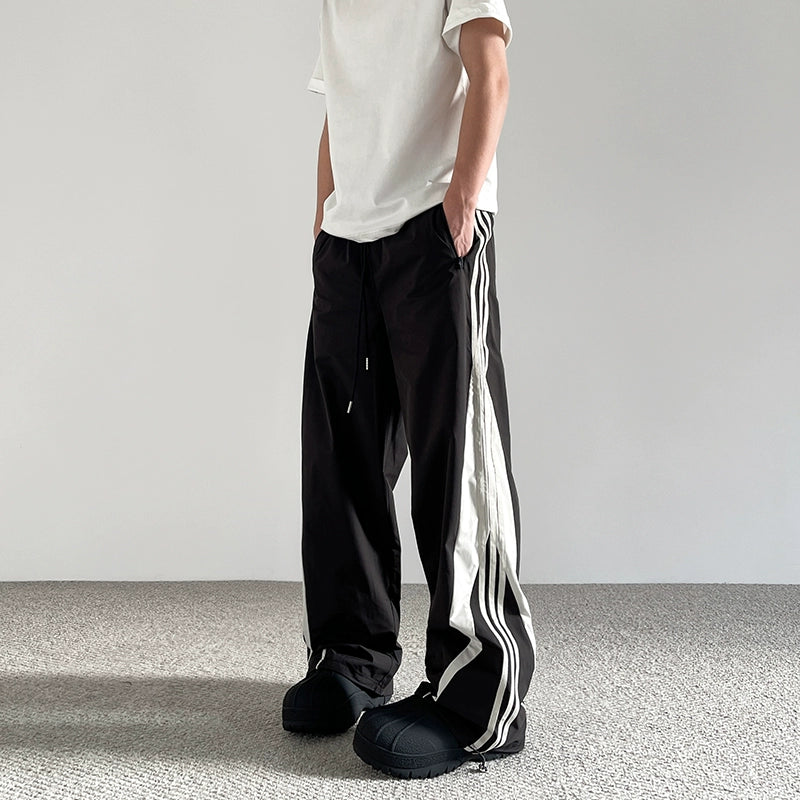 Side Contrast Lined Pants