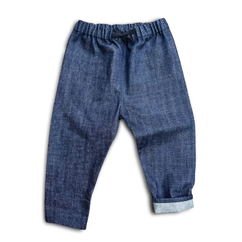 Mid-weight Organic Cotton Denim Un-Jeans