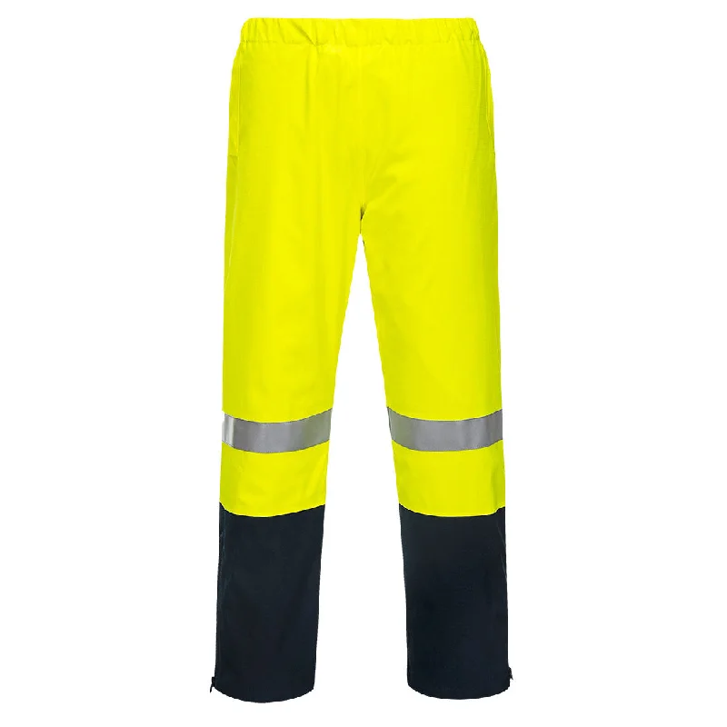 Portwest Hi Vis 2 Tone Scorch Pants (Yellow/Navy) K8152