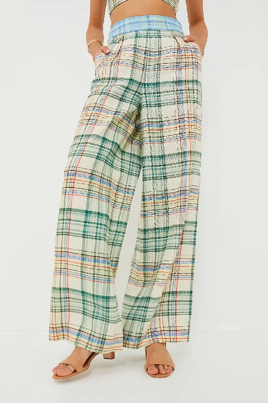 Vernal Plaid Josephine Pant