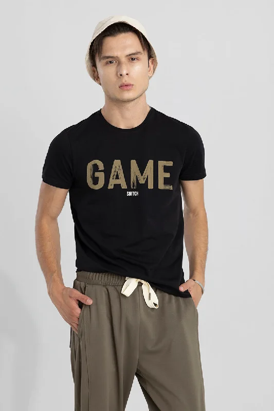 Game Black T-Shirt