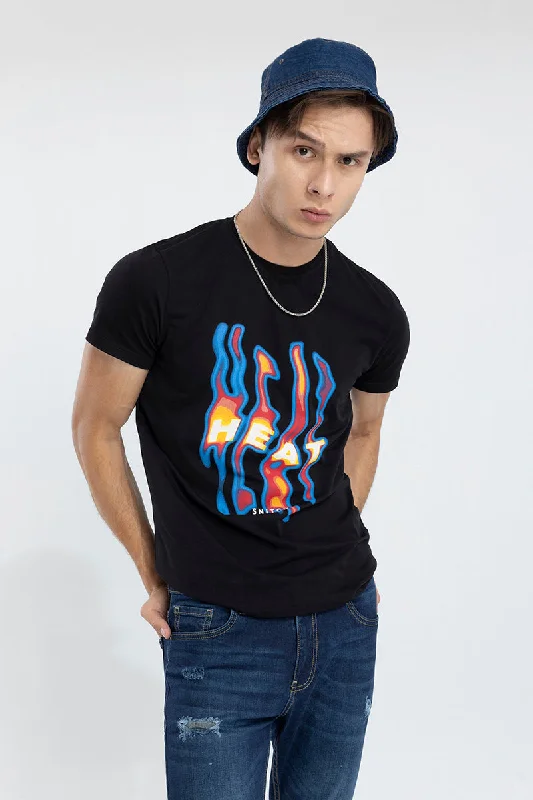 Heat Black T-Shirt