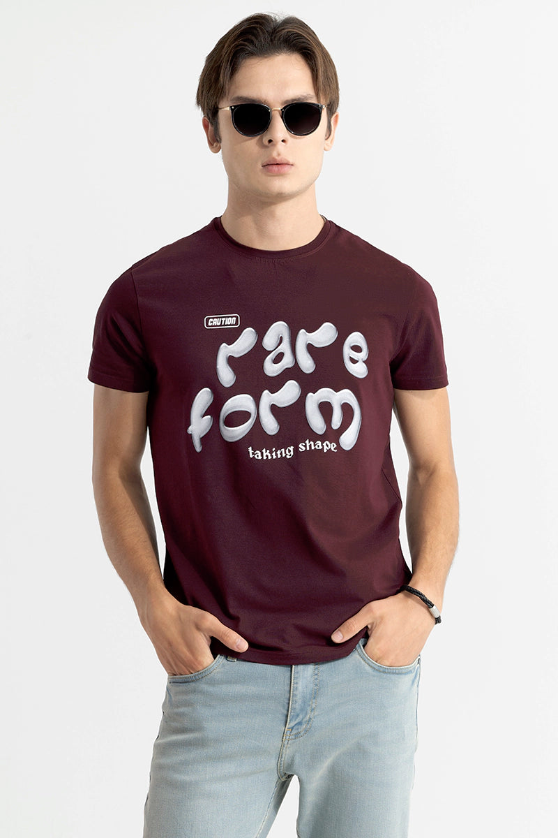 Rare Form Maroon T-Shirt