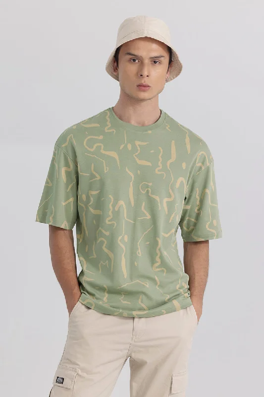 Morph Green Oversized T-shirt