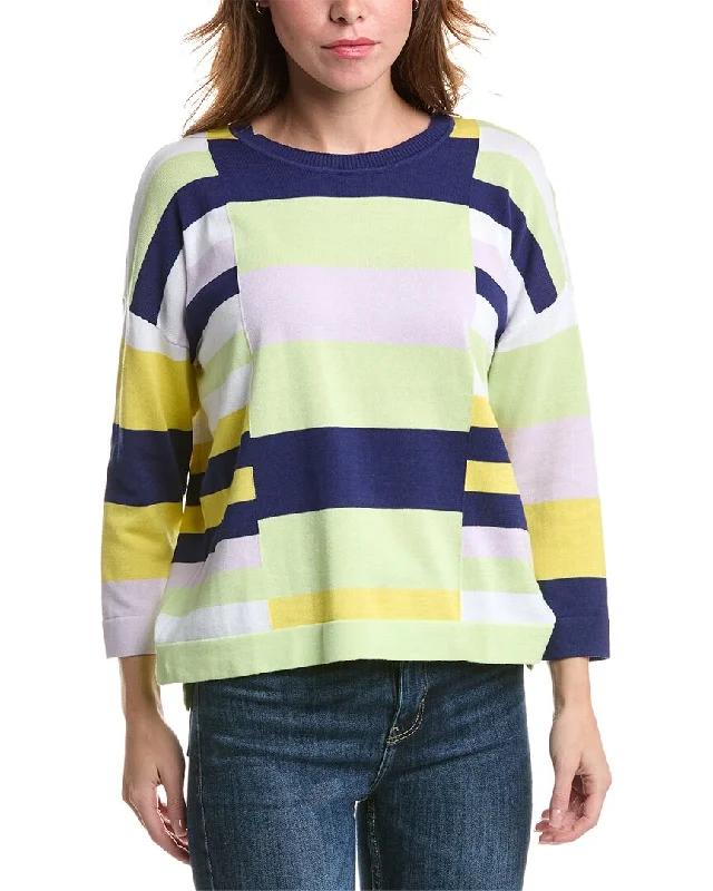 Edinburgh Knitwear Bold Stripe Sweater