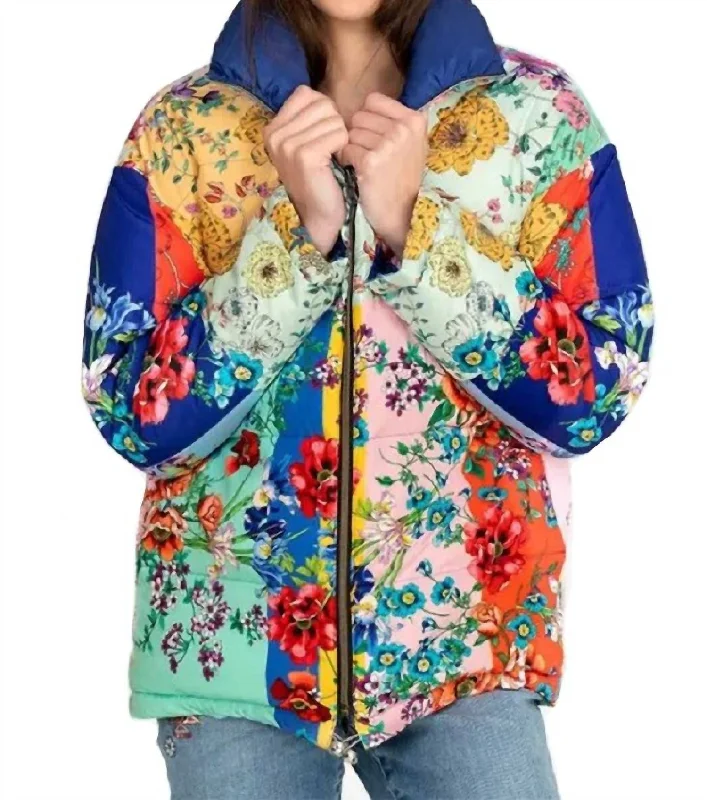 Marcel Parka Jacket In Multi