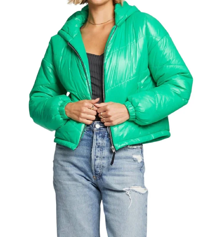 Marsily Jacket In Electric Green