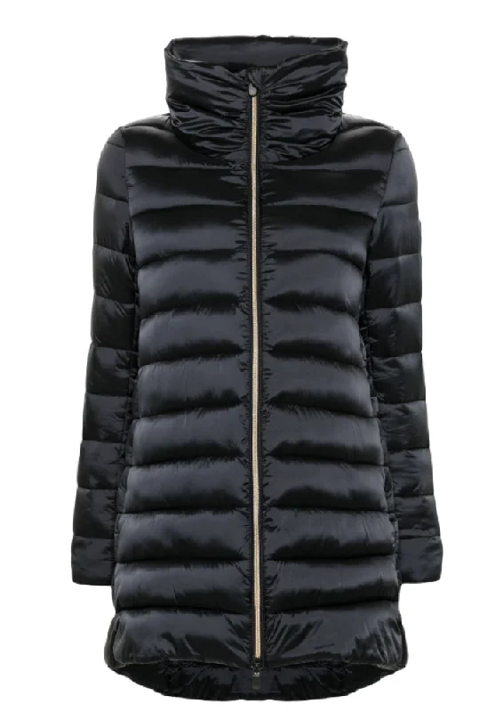 Save the Duck Women's Lydia 3/4 Puffer Coat, Black