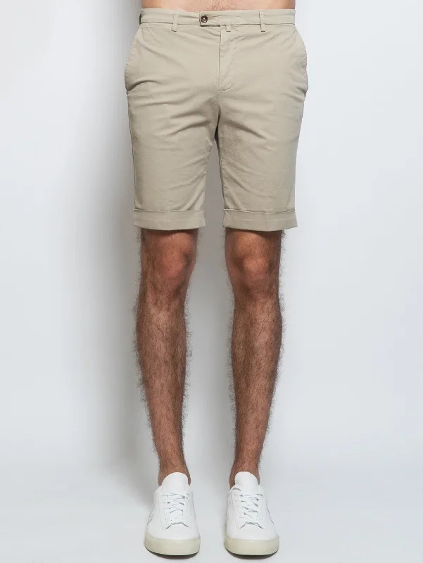 Bermuda Chino in Cotone Beige