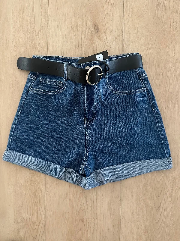 Denim Belt Shorts