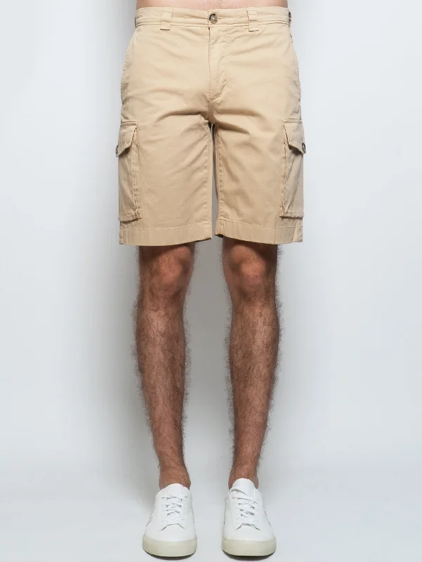 Pantaloncini Cargo Straight Beige