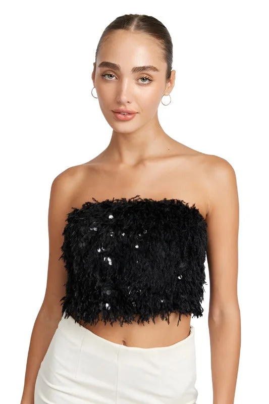 FEATHER TUBE TOP