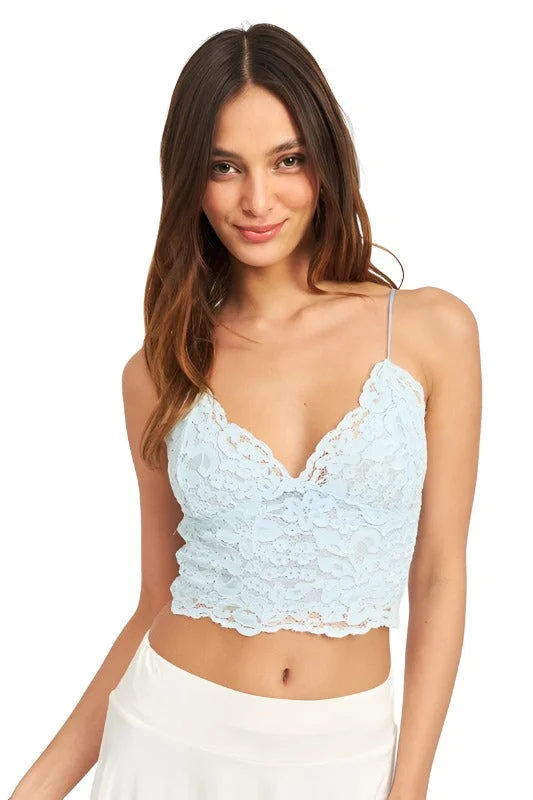 Lace Cami Bralette Top