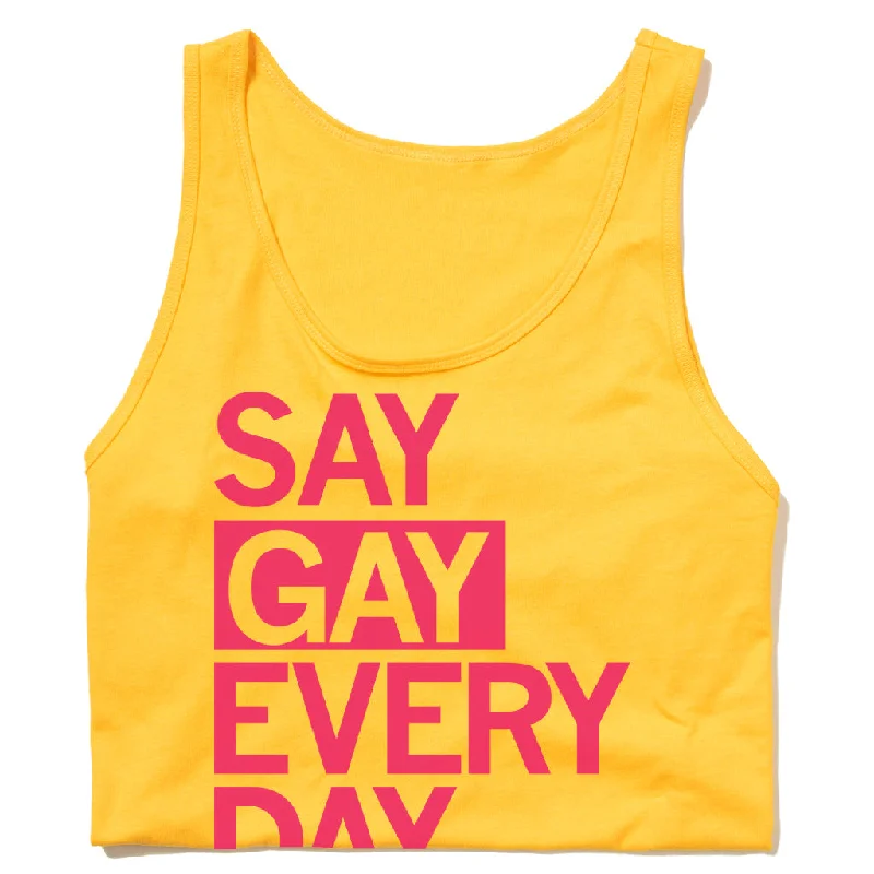 Say Gay Every Day Tank Top