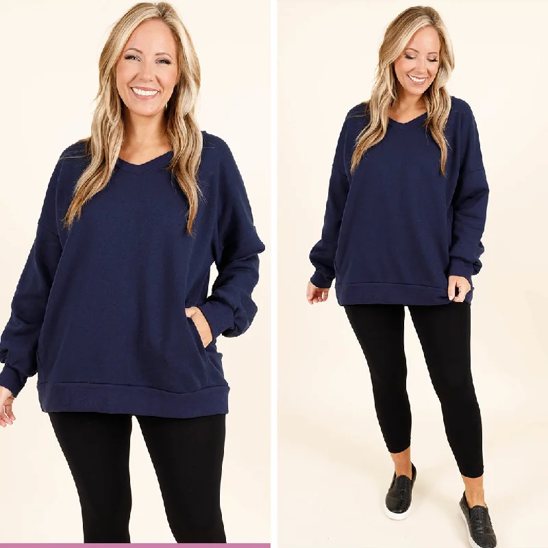 Very Special Sweatshirt, Navy Blue