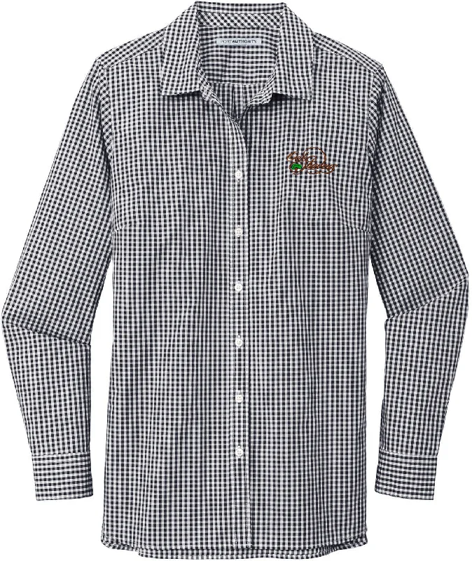 Port Authority Ladies Broadcloth Gingham Easy Care Shirt