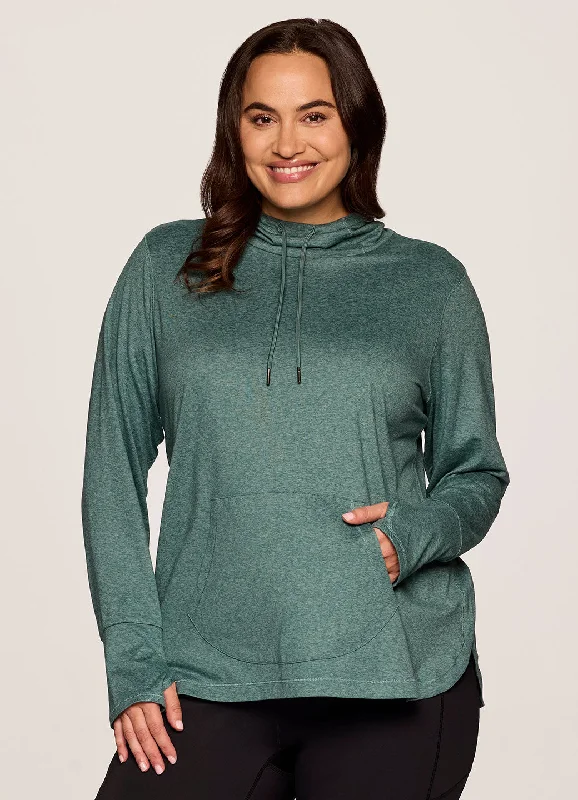 Plus Studio Breathe Super Soft Hoodie Tunic