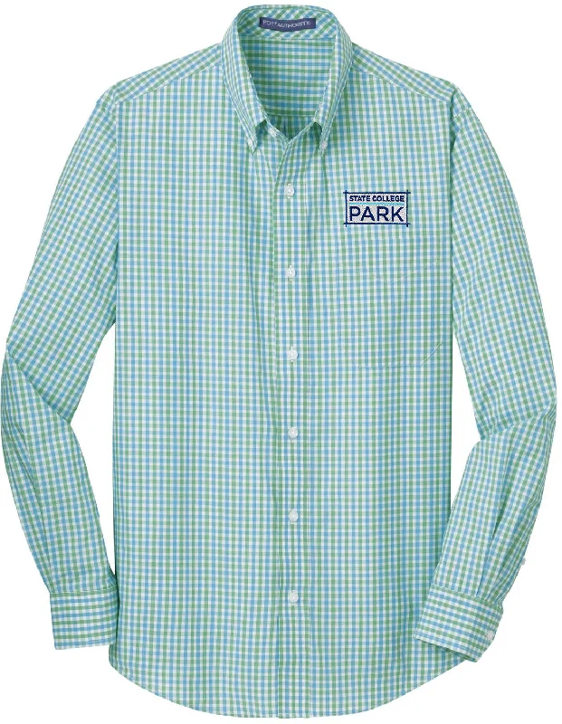 Port Authority Long Sleeve Gingham Easy Care Shirt